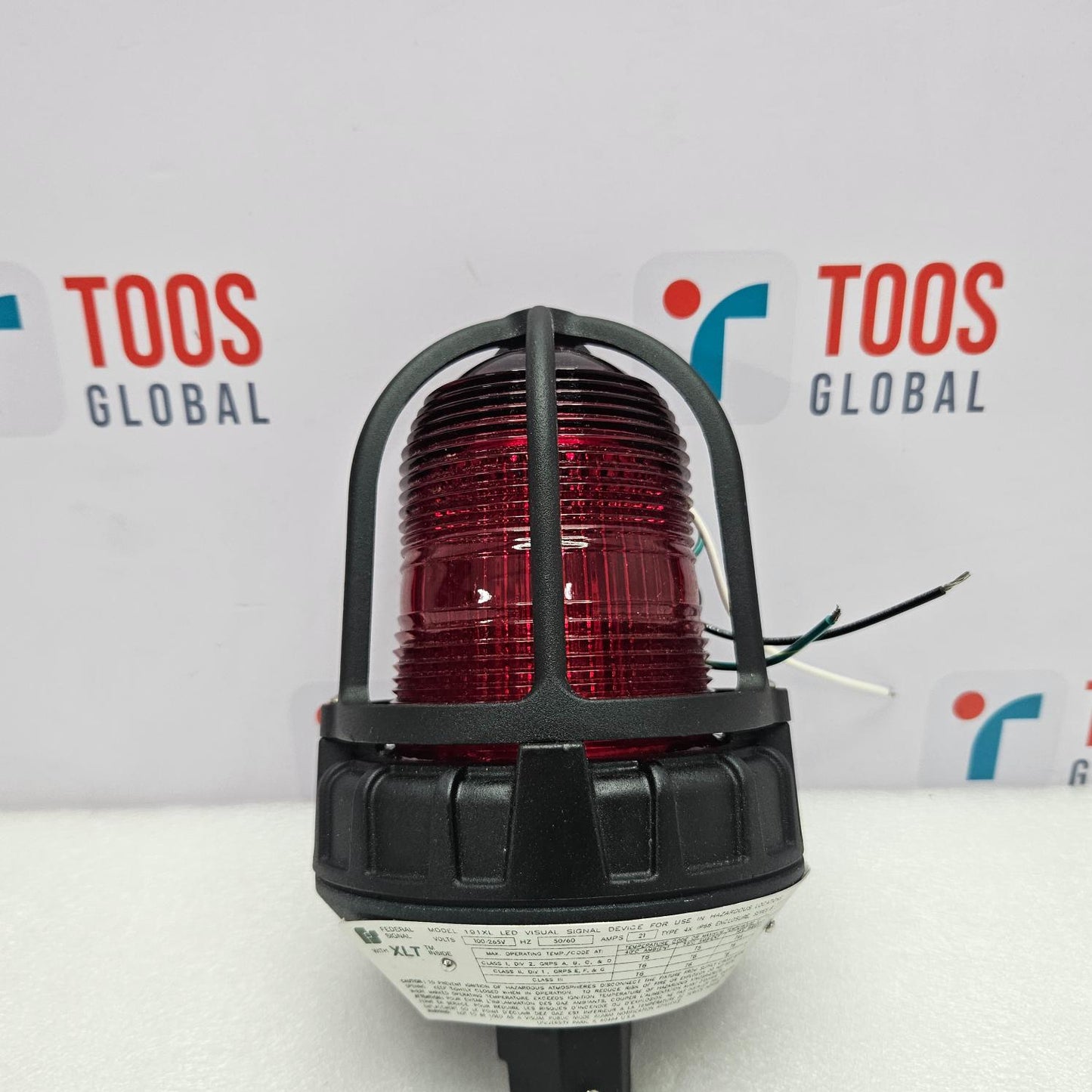 FEDERAL SIGNAL 191XL-120-240R LED VISUAL SIGNAL DEVICE NEW
