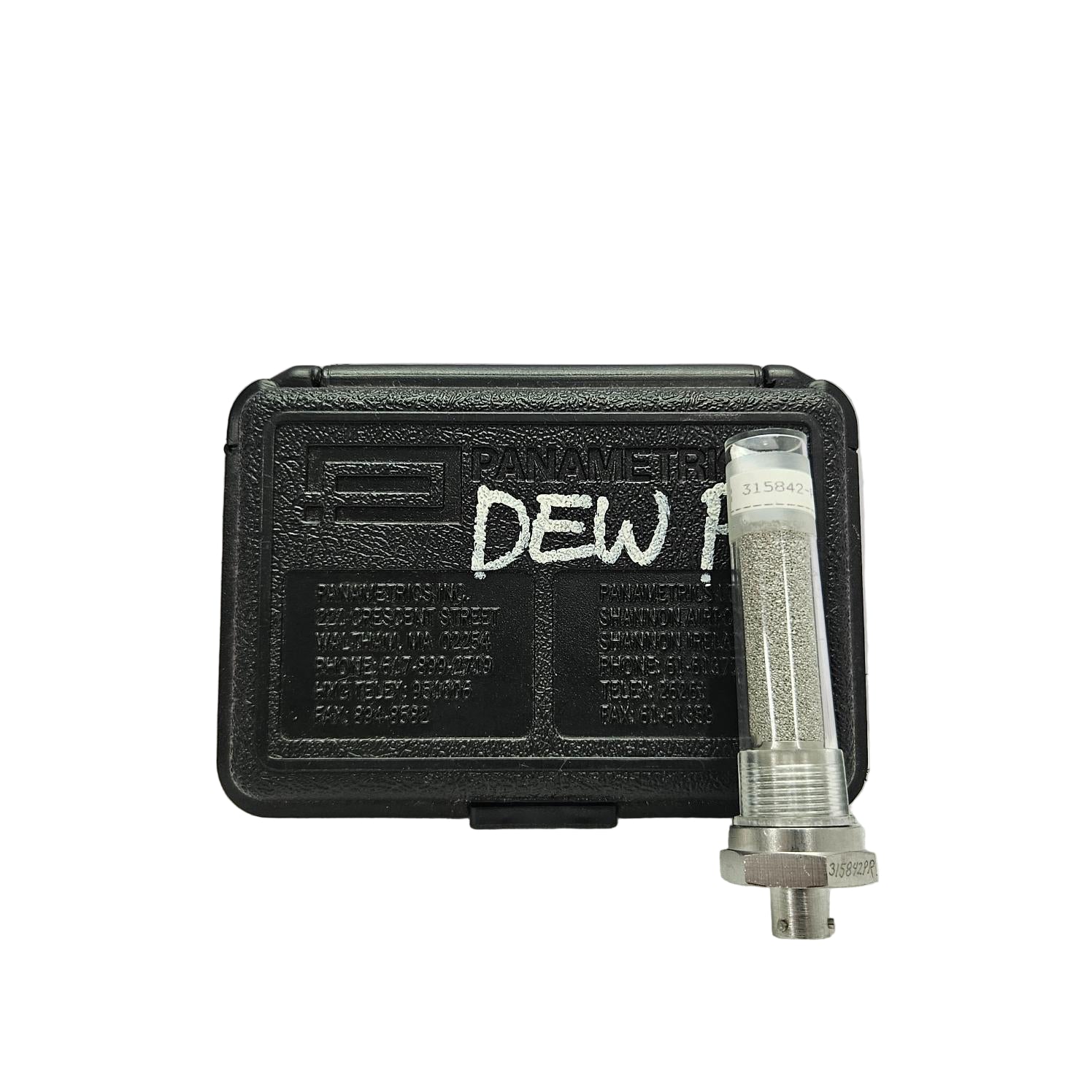 Black case with GE PANAMETRICS M2 PROBE SENSOR labeled 'DEW' on a white background with 'TOOS GLOBAL' branding.