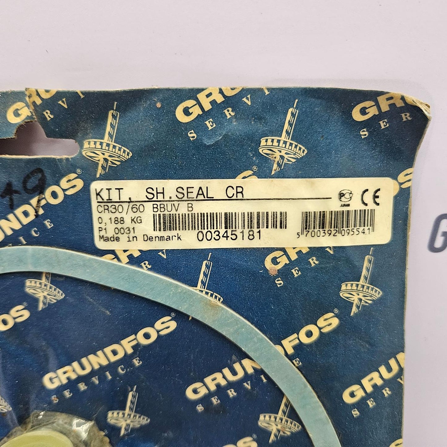 GRUNDFOS 00345181 KIT SH.SEAL CR30/60