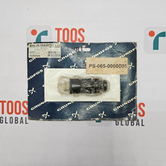 Packaged component with 'TOOS' branding on a white background