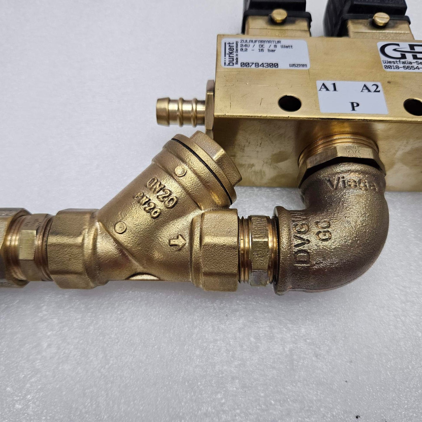 Gea Westfalia Separator 0018-6654-000 Solenoid Valve Assy OSD Separator