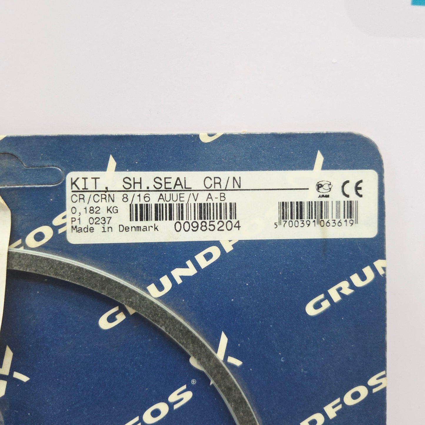 Grundfos 985204 Kit, Shaft Seal AUUE/V, CR, CRN 8/16