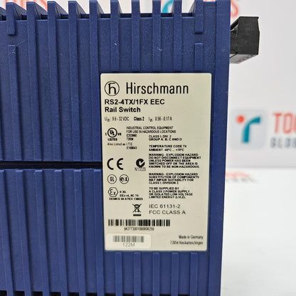 HIRSCHMANN RS2-4TX/1FX EEC RAIL SWITCH