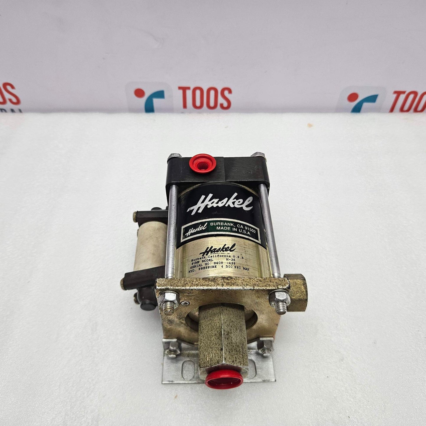 Haskel M-36 Pneumatic Driven Liquid Pump 4500 PSI