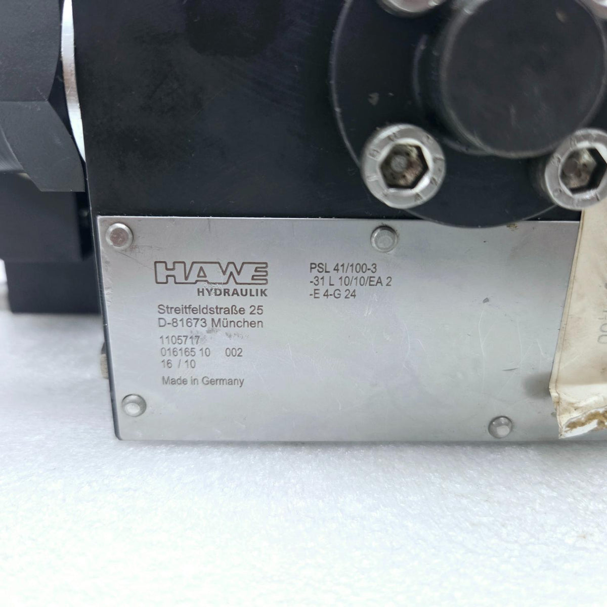 Hawe PSL41/100-3 Directional Spool Valve New