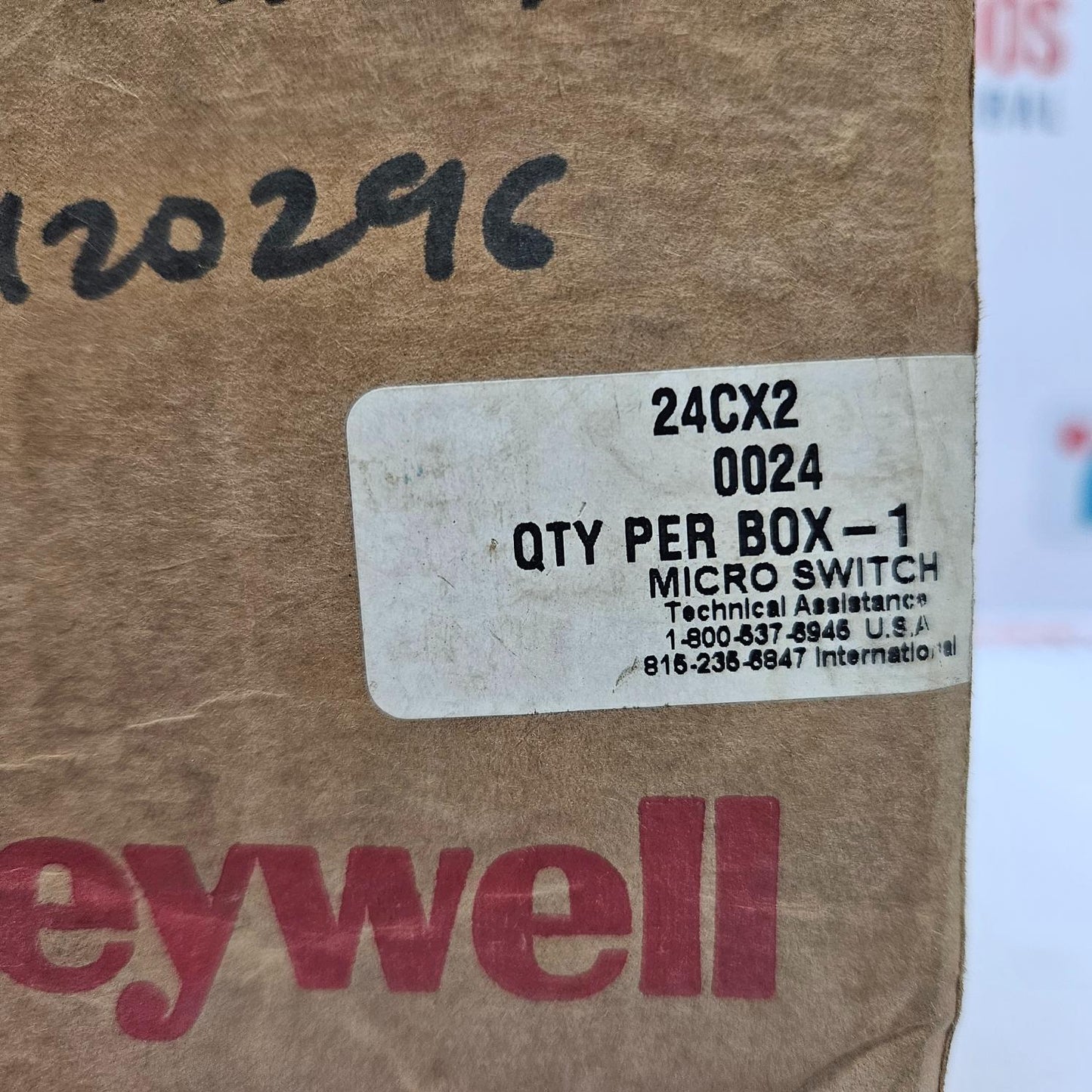 Honeywell 24CX2 Explosion Proof Microswitch