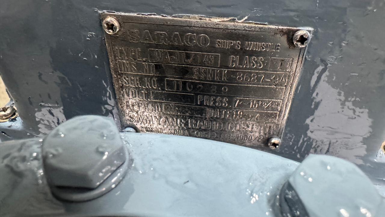 SARACO WA-11-143 SHIP WHISTLE AIR HORN