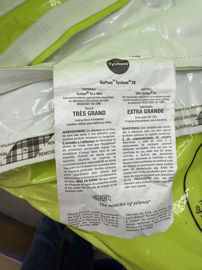 Dupont Tychem Chemical Resistant Coverall Tk128tlymd Tychem 10000 Set Of 2