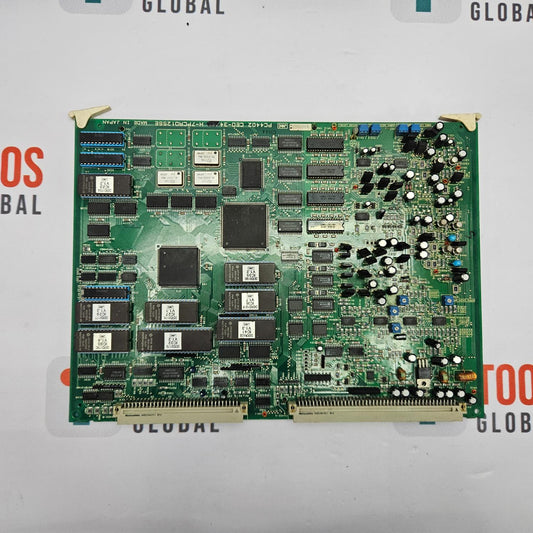JRC PC4402 CED-34/41 PCB CARD H-7PCRD1256E Electronic circuit board on a white background with visible branding