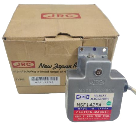 Jrc MSF1425A marine magnetron with packaging on a white background