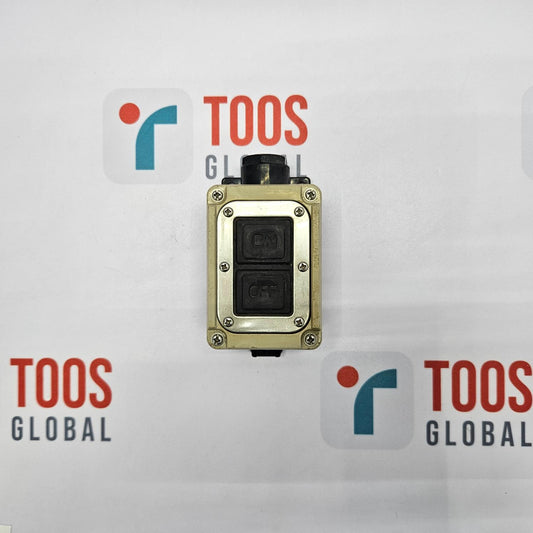 KASUGA WBST222 PUSH BUTTON SWITCH 41-20059 Metal box with TOOS GLOBAL branding on a white background