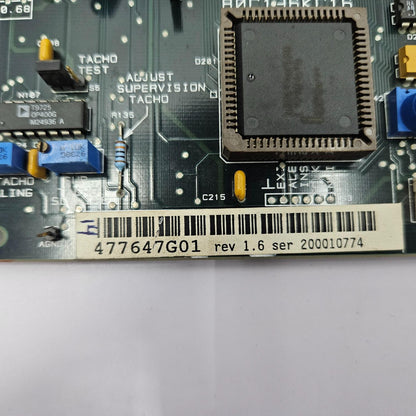 KONE V3F20 MOTION CONTROL BOARD 477647G01 REV 1.6 SER 200010774