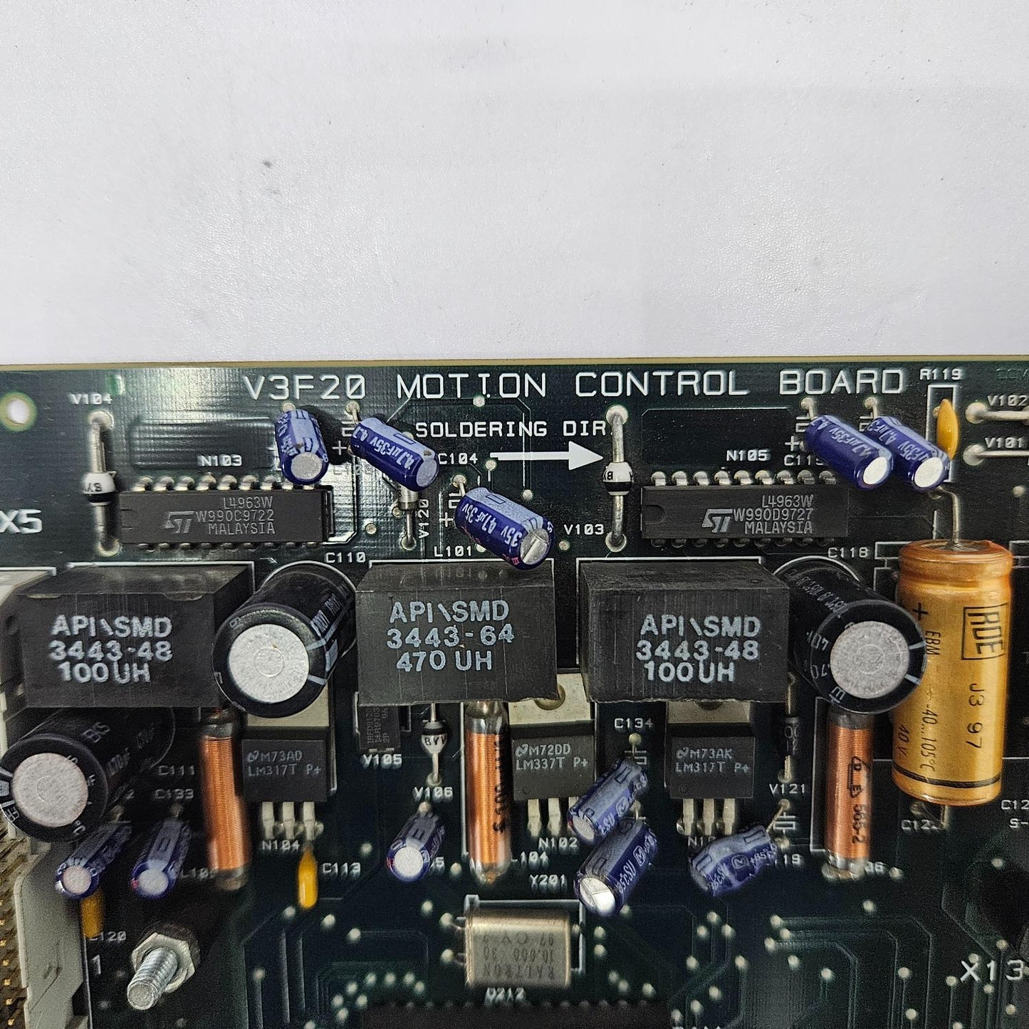 KONE V3F20 MOTION CONTROL BOARD 477647G01 REV 1.6 SER 200010774
