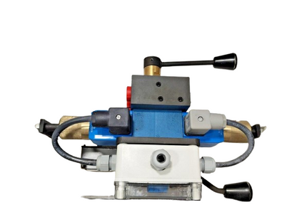 Kongsberg Door Control Valve Assembly L/h Part No AEE6013-GP1 Mechanical valve or pump with various components on a white background