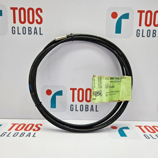 Black cable with a yellow label on a white background with 'TOOS GLOBAL' branding.