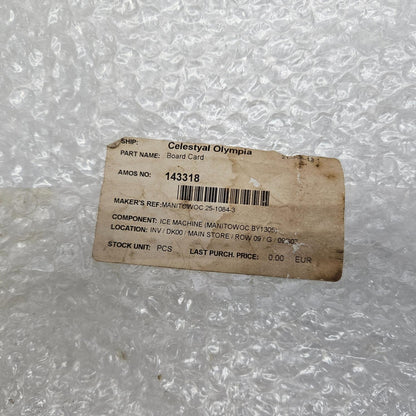 MANITOWOC 2511243 ICE CONTROL BOARD 230V NEW