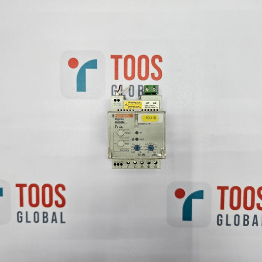 Electrical control panel with TOOS Global branding on a light gray background