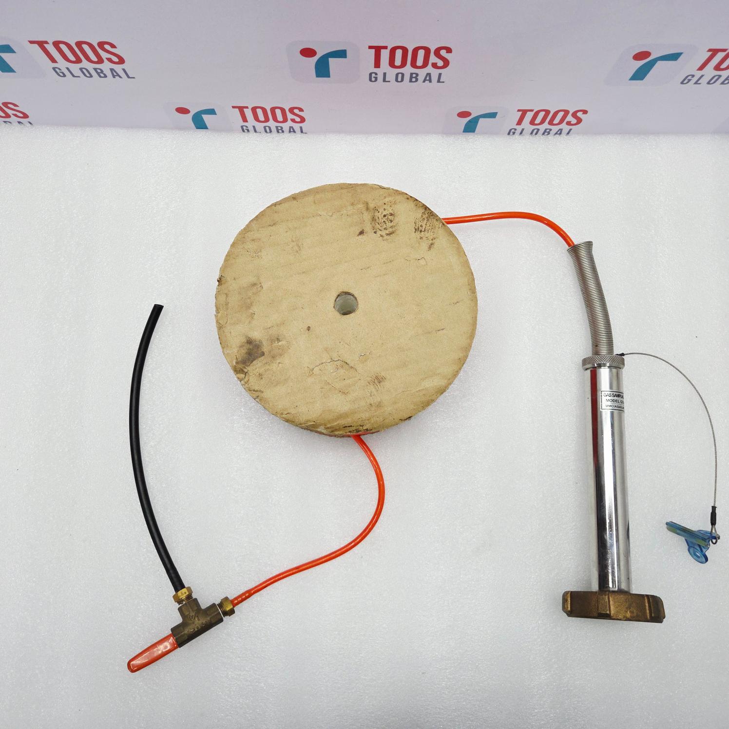 MMC GSA - F GAS SAMPLER with hoses and connectors on a white background with 'TOOS GLOBAL' branding.