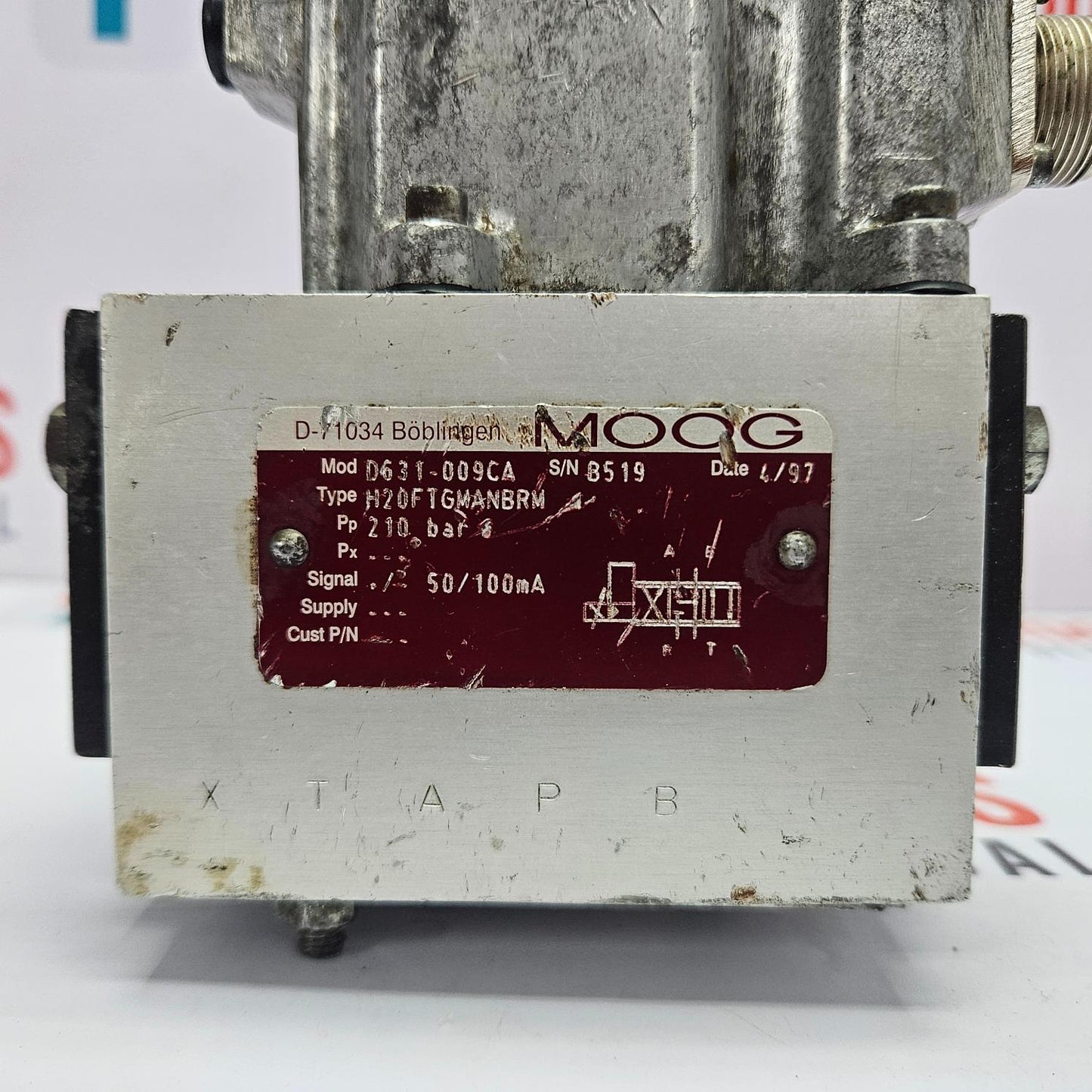 MOOG D631-009CA SERVO VALVE H20F1GMANBRM