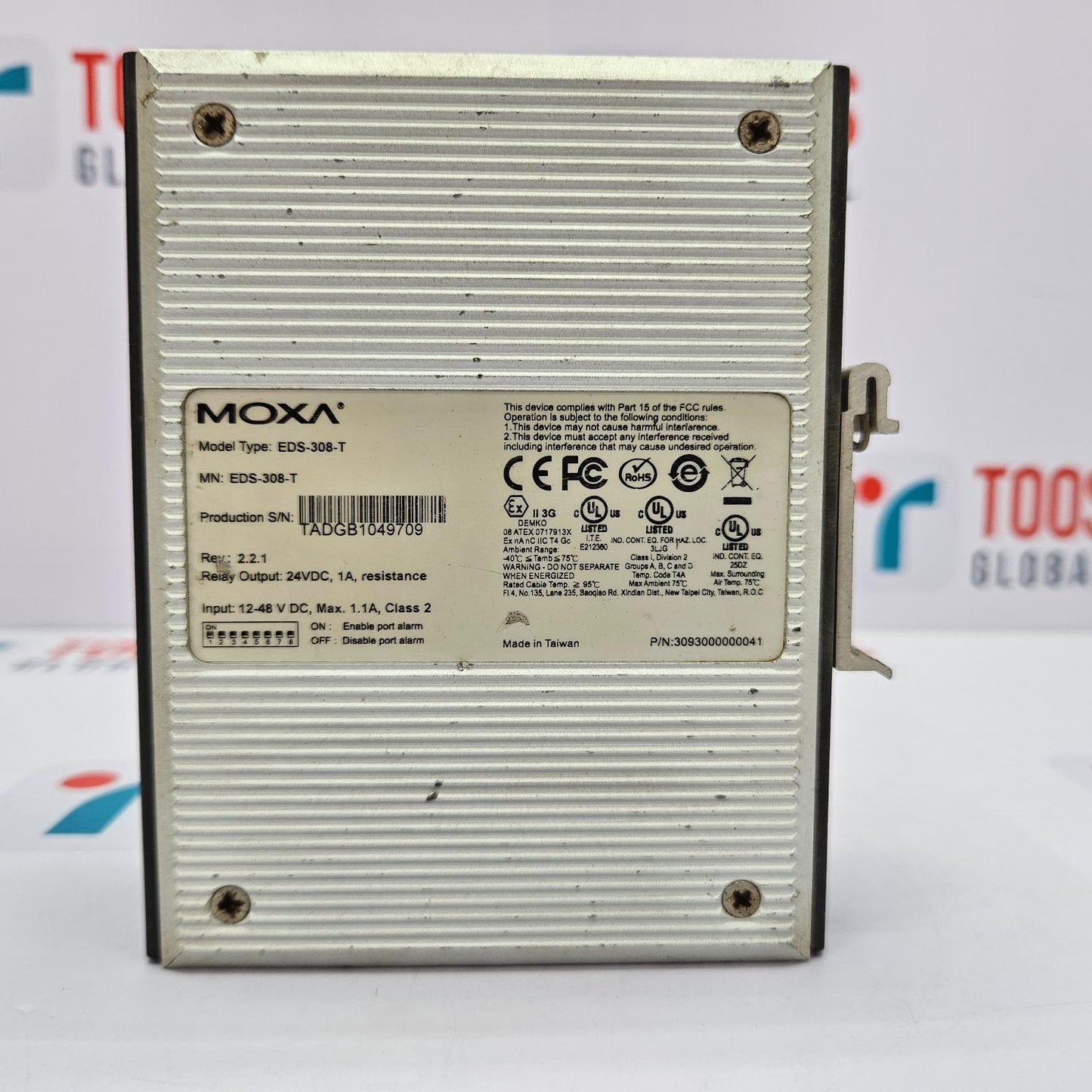 MOXA EDS-308-T 8-PORT UNMANAGED ETHERNET SWITCH