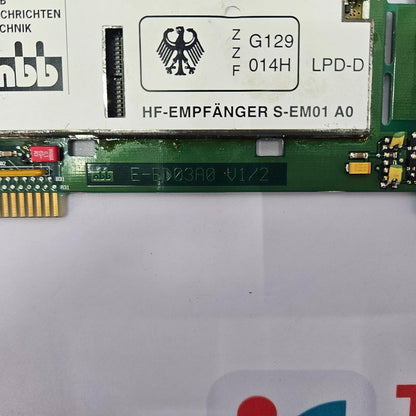 NBB NACHRICHTEN TECHNIK E-ED03A0 V1/2 HF-EMPFANGER S-EM01 A0