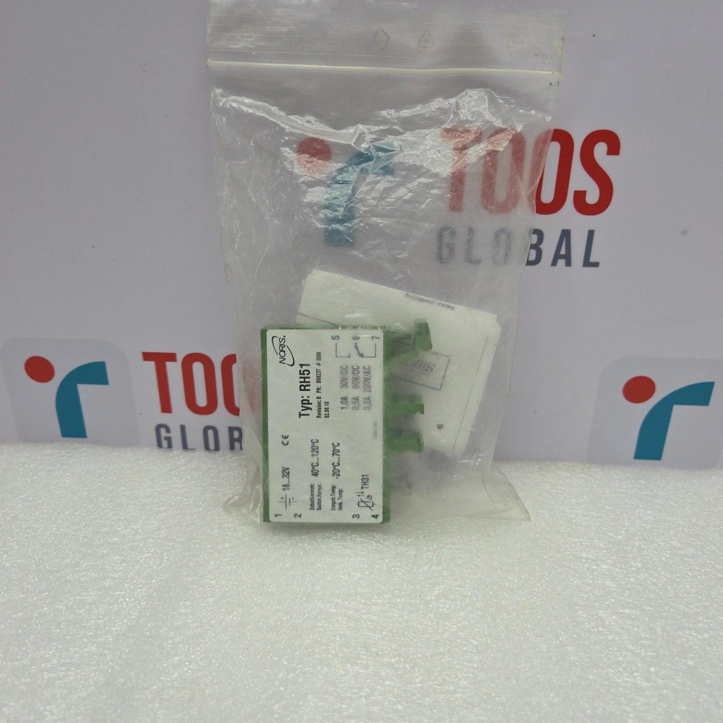 NORIS RH51 LIMIT VALUE SWITCH B08237 REVISION B