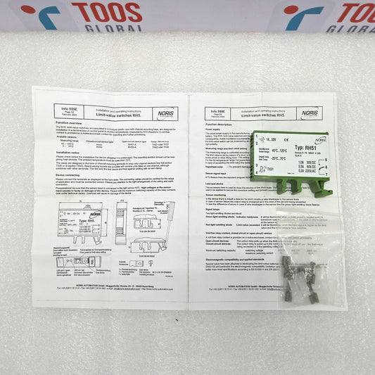 NORIS RH51 Technical manual or guide with diagrams and text on a white background, branded with 'TOOS GLOBAL'.