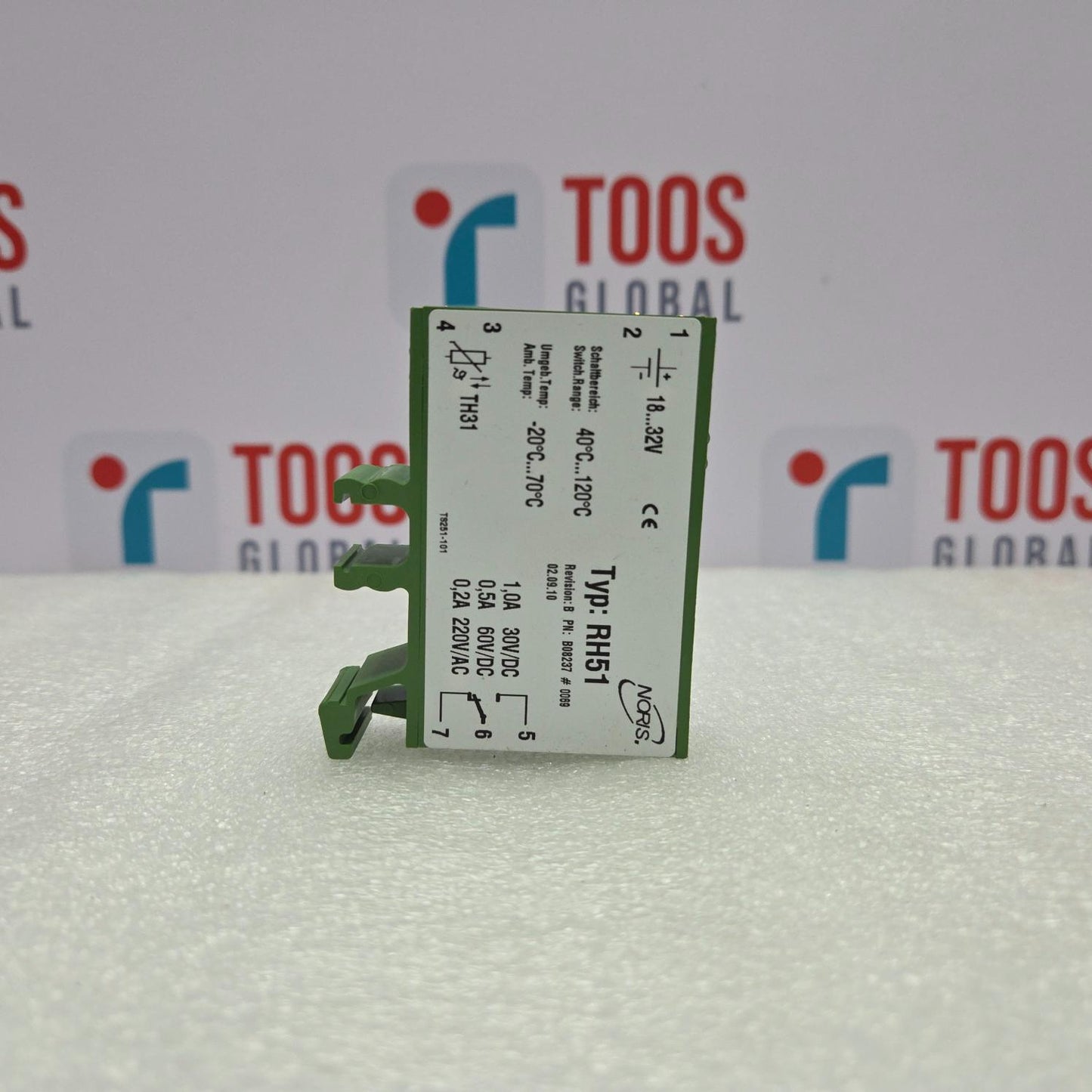 NORIS RH51 LIMIT VALUE SWITCH B08237 REVISION B