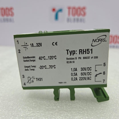 NORIS RH51 LIMIT VALUE SWITCH B08237 REVISION B