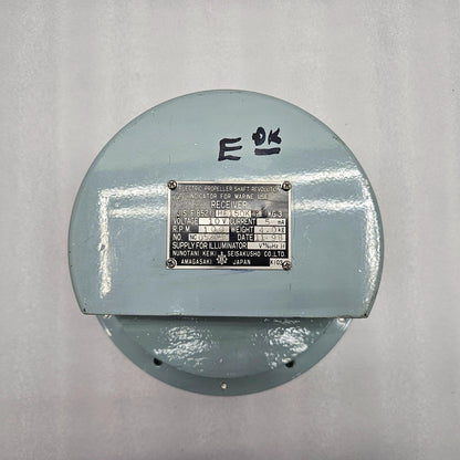NUNOTANI KEIKI JIS F 8521-HE150K ELECTRIC PROPELLER SHAFT REVOLUTION INDICATOR