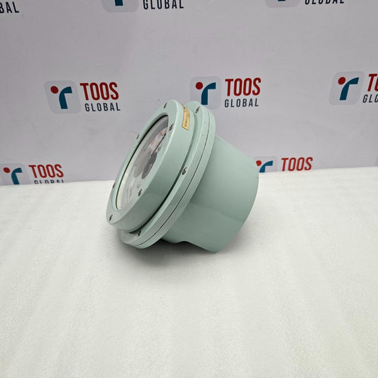 NUNOTANI KEIKI JIS F 8521-HE150K ELECTRIC PROPELLER SHAFT REVOLUTION INDICATOR on a white surface with 'TOOS GLOBAL' branding in the background.