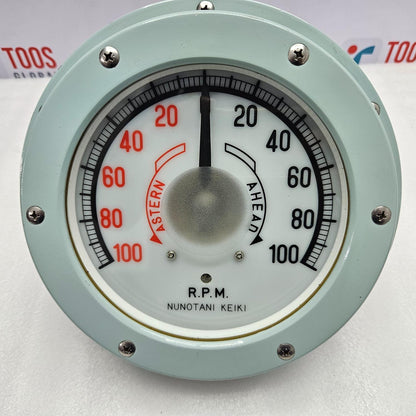 NUNOTANI KEIKI JIS F 8521-HE150K ELECTRIC PROPELLER SHAFT REVOLUTION INDICATOR