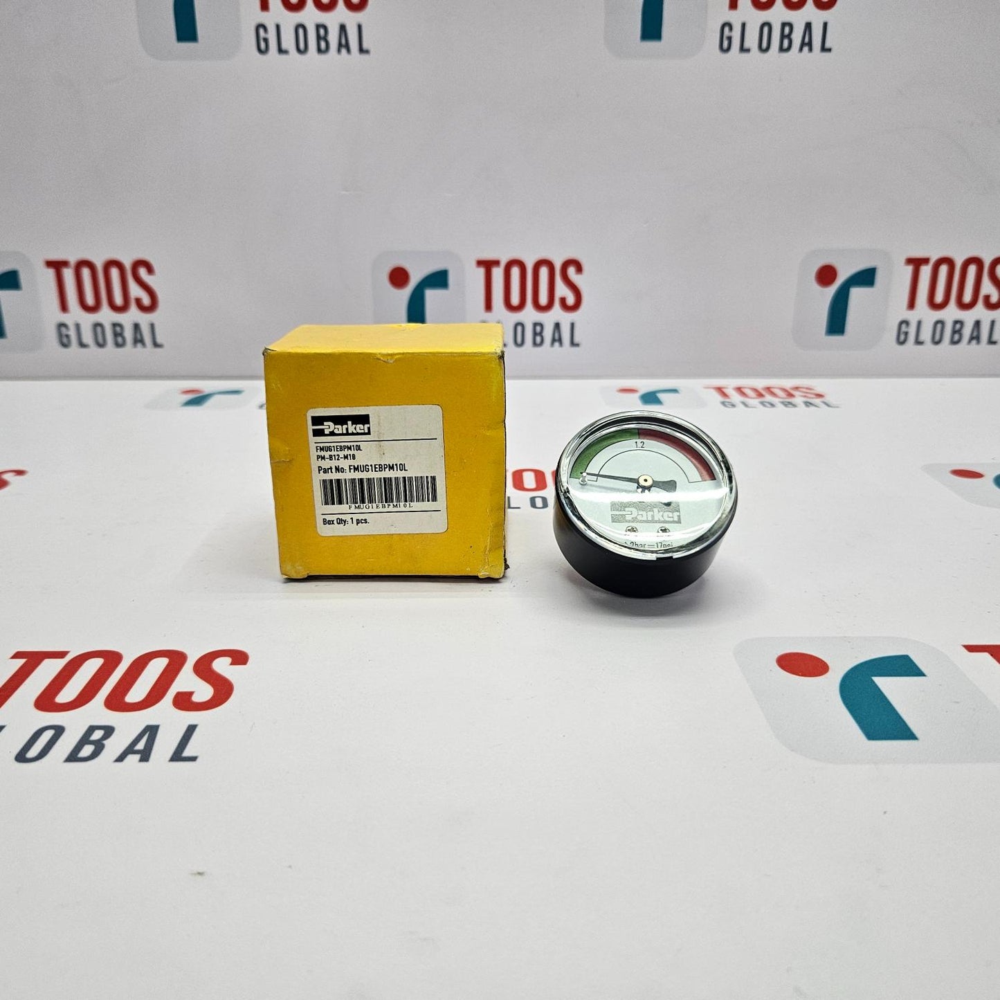 PARKER FMUG1EBPM10L INDICATOR PM-B12-M10 1.2BAR=17PSI