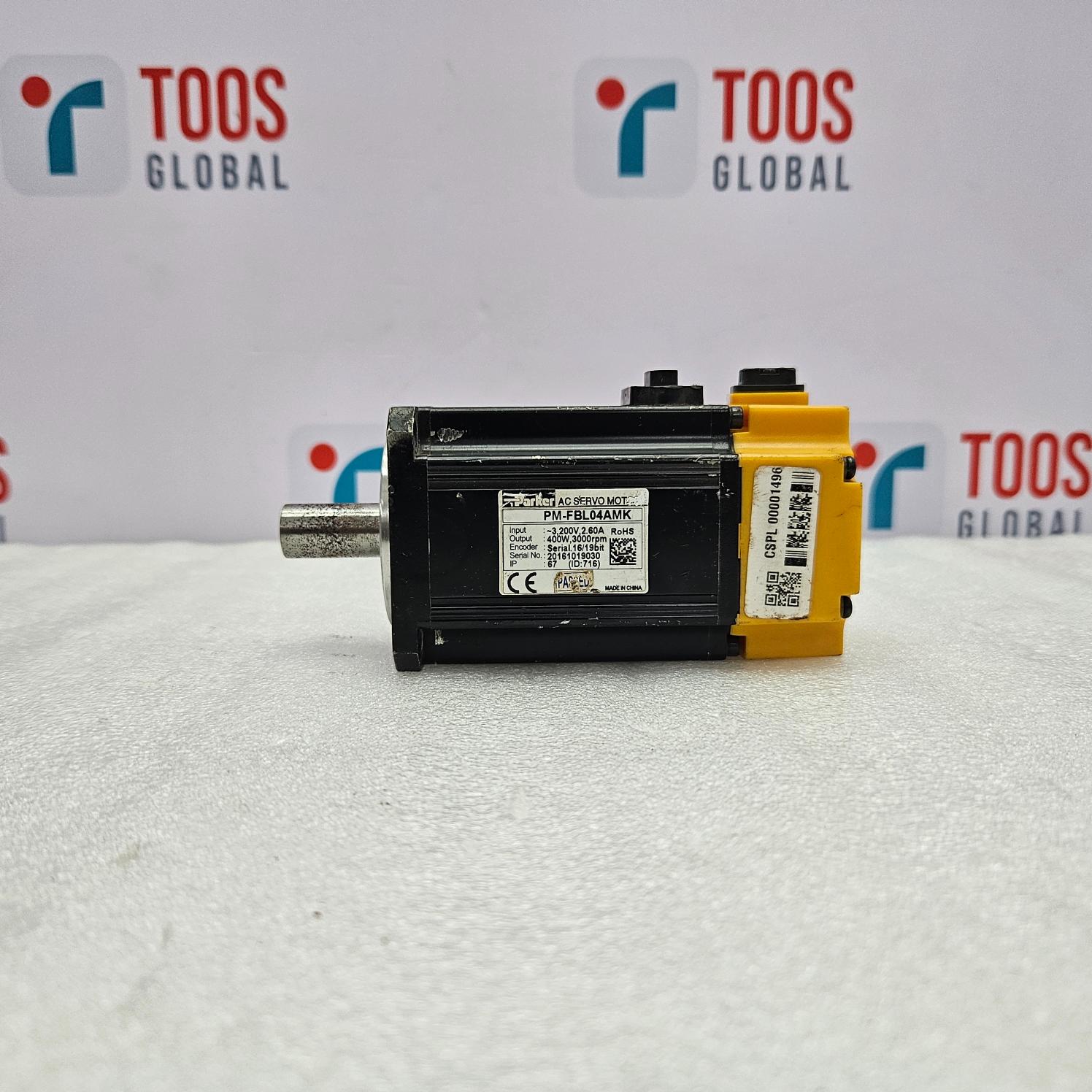 Mechanical component with labels on a white background featuring 'TOOS GLOBAL' branding.