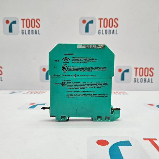 Green electronic component on a white surface with 'TOOS GLOBAL' branding in the background.
