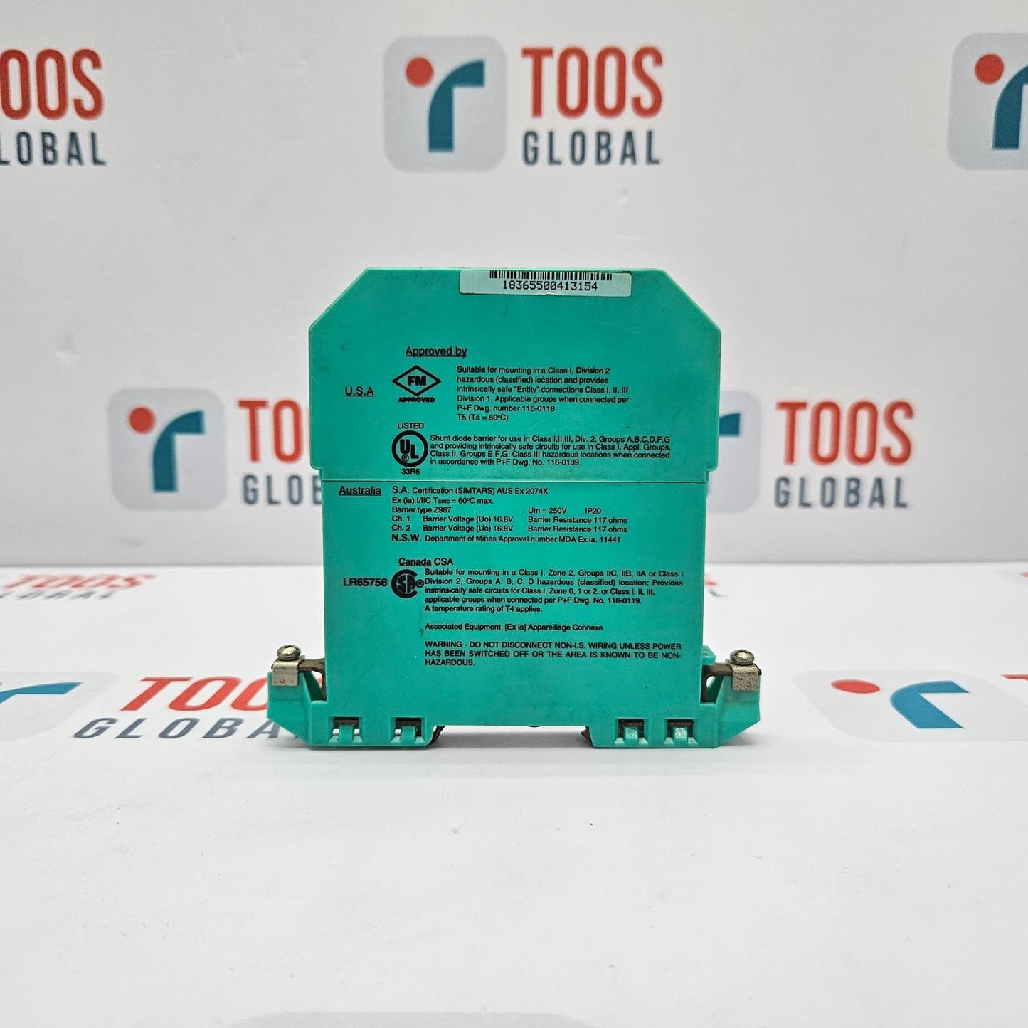 PEPPERL+FUCHS Z967 SAFE SNAP BARRIER Z-SERIES