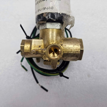 Parker 04F48S2106ACF4C01, 4-Way Solenoid Valve 24 V, 1/4 NPT, 10-150 Psi with wiring on a white background featuring 'TOOS Global' branding.