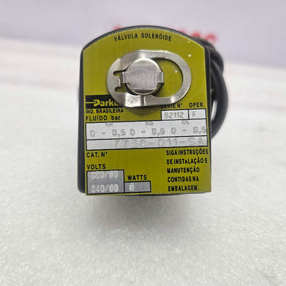 Parker 7730-011-SA Solenoid Valve New