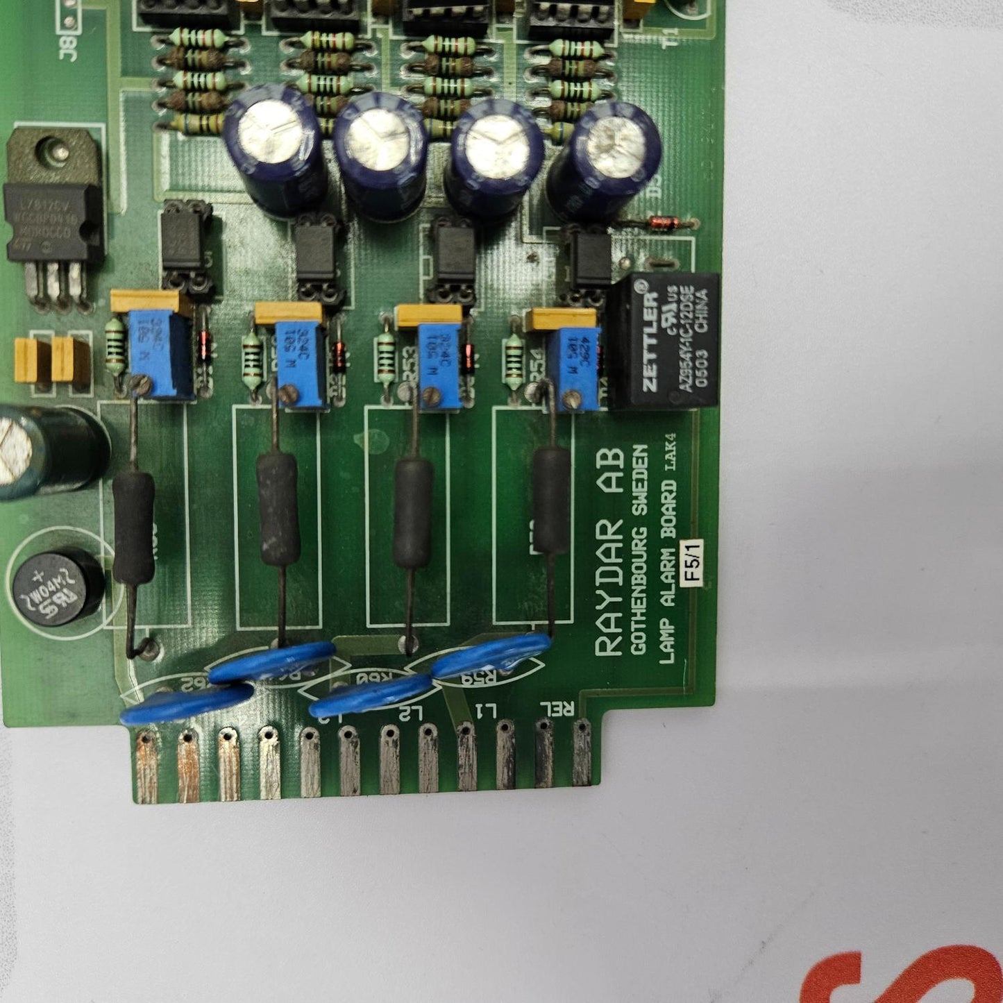 RAYDAR AB LAMP ALARM BOARD LAK4 F5/1