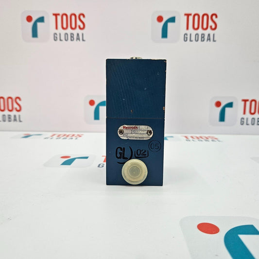 Blue mechanical component with 'Rexroth' branding on a white background with 'TOOS GLOBAL' logos.