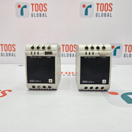 Two electronic devices labeled 'RISH CON-V' on a white background with 'TOOS GLOBAL' branding.