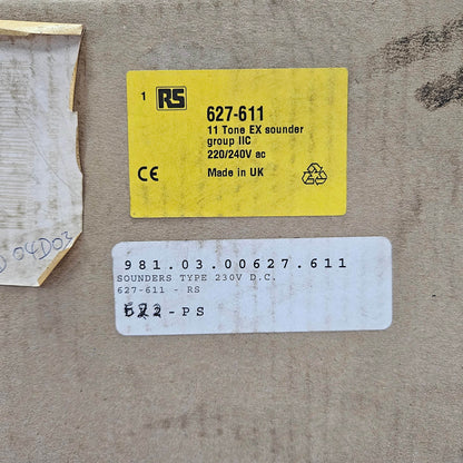 RS 627-611 Yodalarm Siren Y07c/c Clifford & Snell Ltd New
