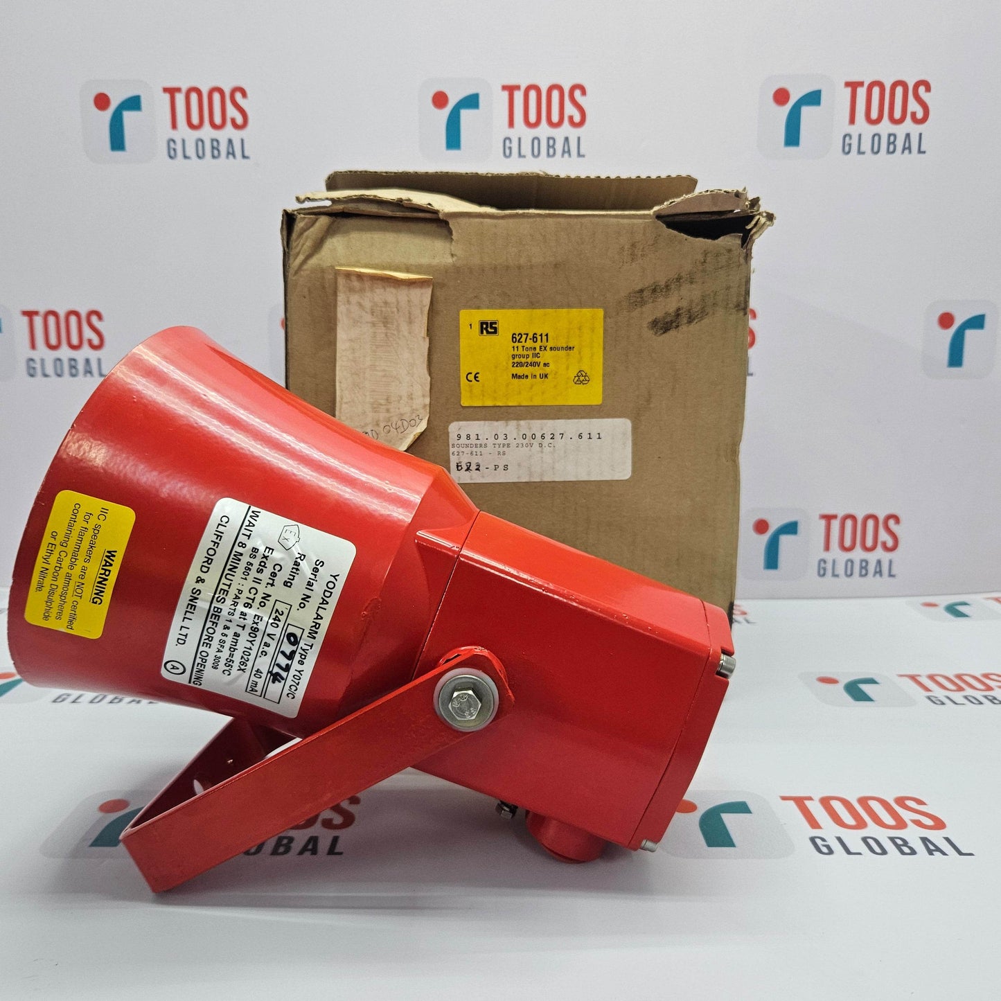 RS 627-611 Yodalarm Siren Y07c/c Clifford & Snell Ltd New