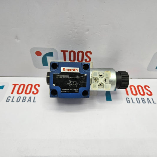 Rexroth hydraulic valve on a TOOS Global branded background