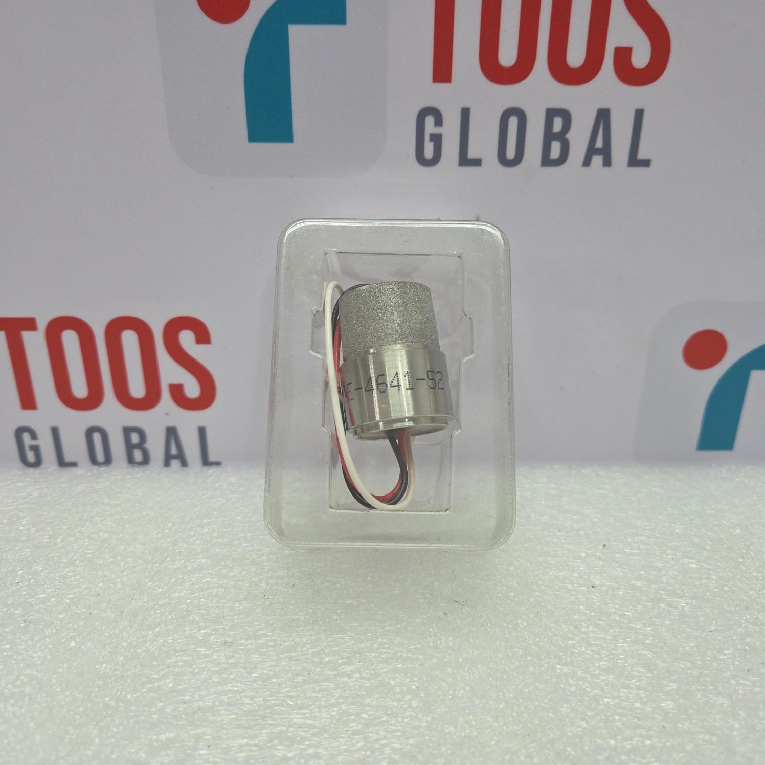 Riken Keiki GE-4641-S2 Gas Detector Sensor in clear packaging with 'TOOS GLOBAL' branding in the background.