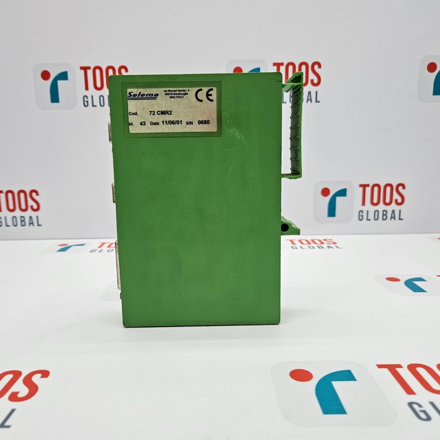 SELEMA 72-CMR2 DRIVE CPU CONTROL BOARD, displayed on a table with TOOS GLOBAL branding in the background.