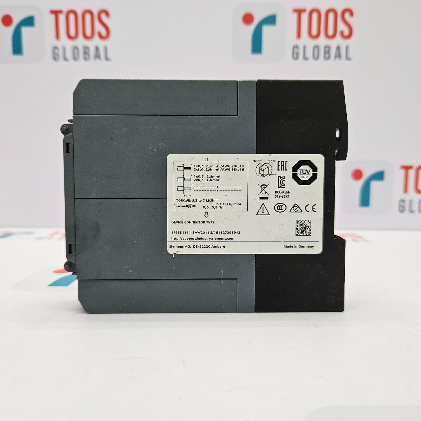 SIEMENS 3SK1111-1AW20 SAFETY RELAY 110-240VAC/DC