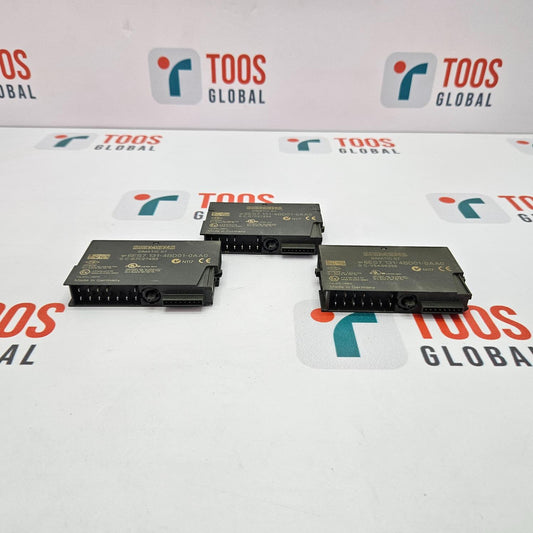 Electronic components on a TOOS GLOBAL branded background