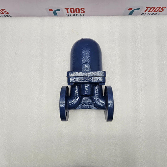 Blue valve on a white background with 'TOOS GLOBAL' branding.