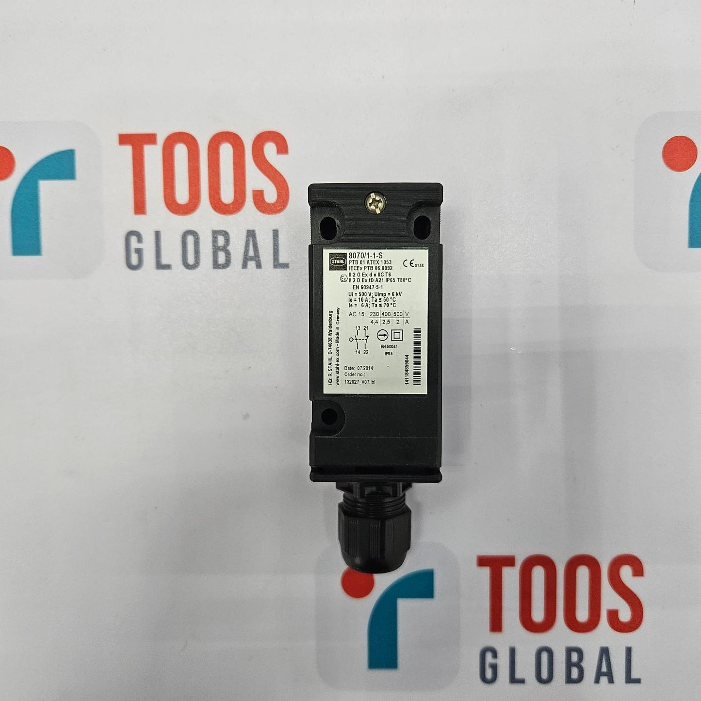 STAHL PTB 01 ATEX 1053 POSITION SWITCH 8070/1-1-S